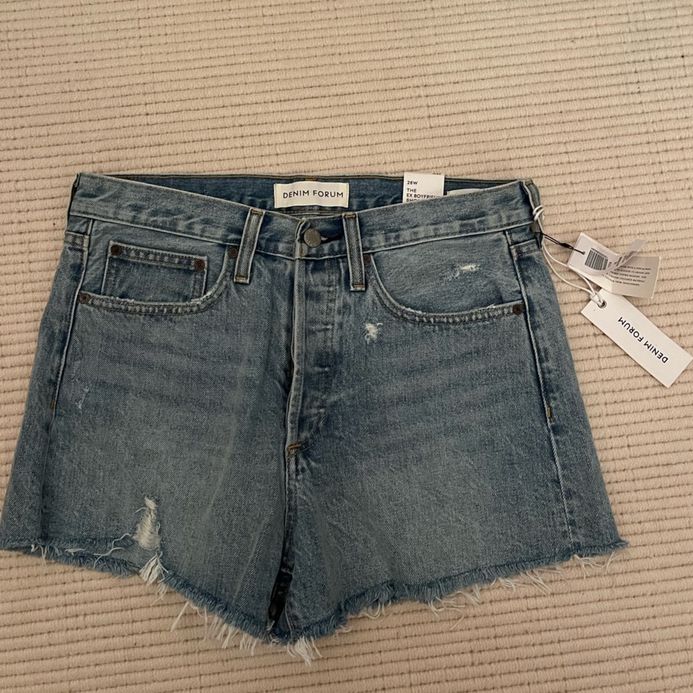 Aritzia denim forum jeans shorts
